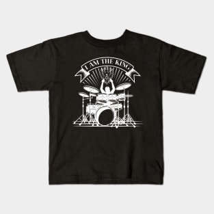 I am the drums king of drum Kids T-Shirt